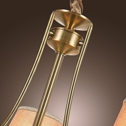 Modern Contemporan Tradițional Clasic Rustic Lodge Vintage Island Candelabru din metal din alamă