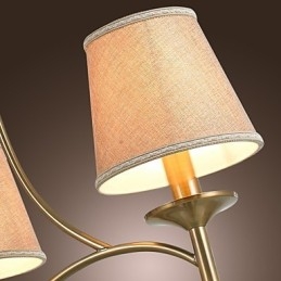 Modern Contemporan Tradițional Clasic Rustic Lodge Vintage Island Candelabru din metal din alamă