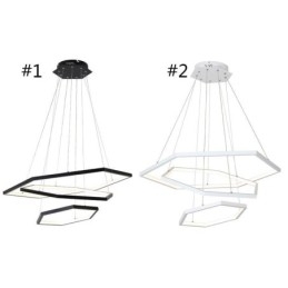 Lampă suspendată hexagonală modernă