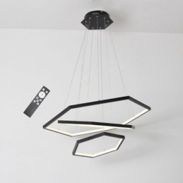 Lampă suspendată hexagonală modernă