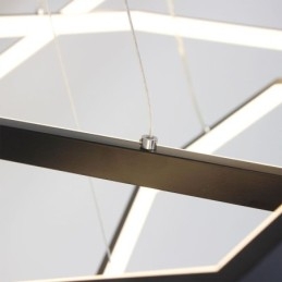Lampă suspendată hexagonală modernă