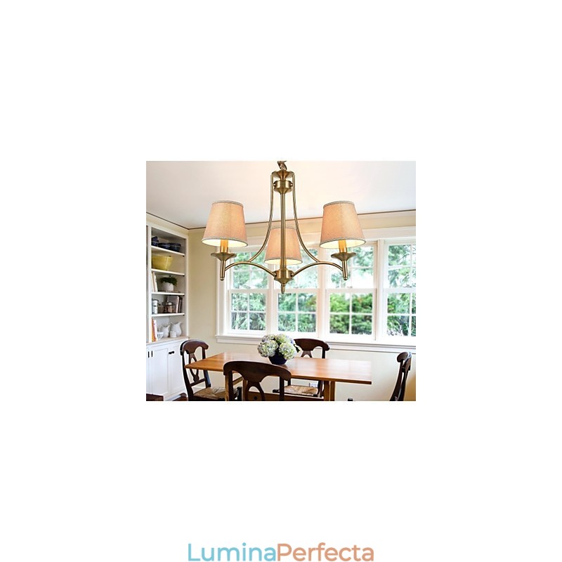 Modern Contemporan Tradițional Clasic Rustic Lodge Vintage Island Candelabru din metal din alamă