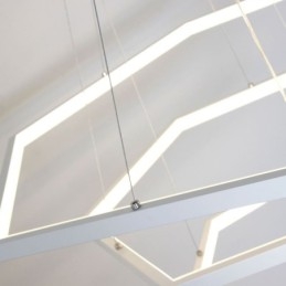 Lampă suspendată hexagonală modernă