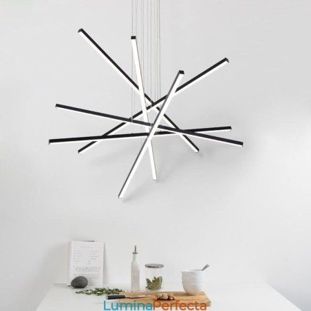 Lumină suspendată liniară cu suspendare Corp de iluminat decorativ Lumină suspendată liniară cu suspendare Corp de iluminat decorativ