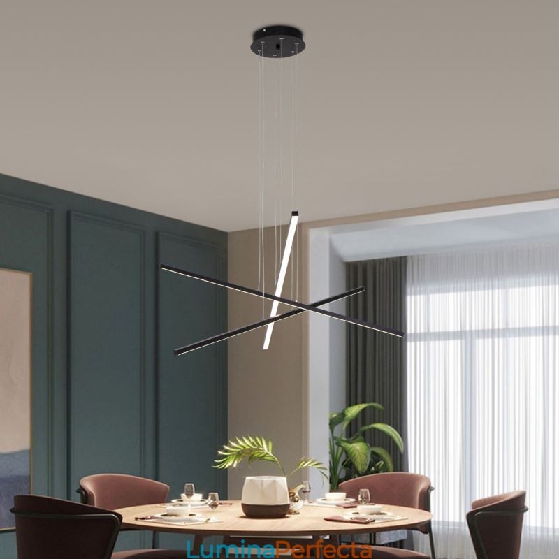 Lumină suspendată liniară cu suspendare Corp de iluminat decorativ
