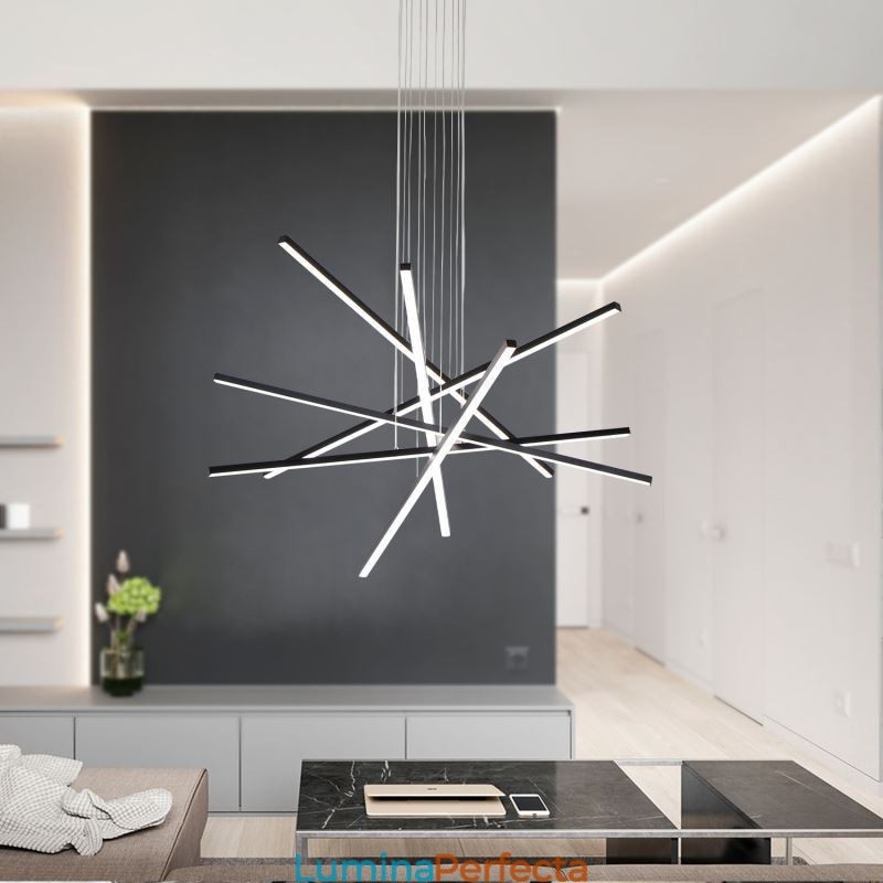 Lumină suspendată liniară cu suspendare Corp de iluminat decorativ