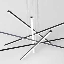 Lumină suspendată liniară cu suspendare Corp de iluminat decorativ