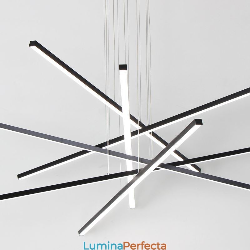 Lumină suspendată liniară cu suspendare Corp de iluminat decorativ
