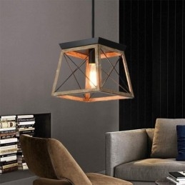 Lampă suspendată în stil vintage cu o singură lumină