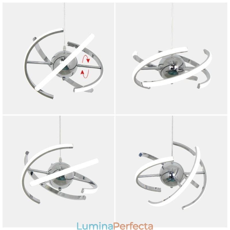 Plafoniera decorativă rotativă Globe