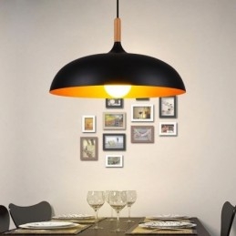 Lampă suspendată modernă Corp de iluminat decorativ minimalist negru alb