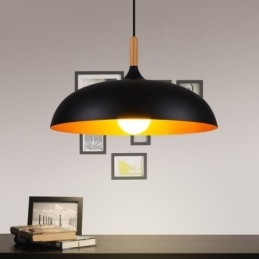 Lampă suspendată modernă Corp de iluminat decorativ minimalist negru alb