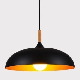 Lampă suspendată modernă Corp de iluminat decorativ minimalist negru alb