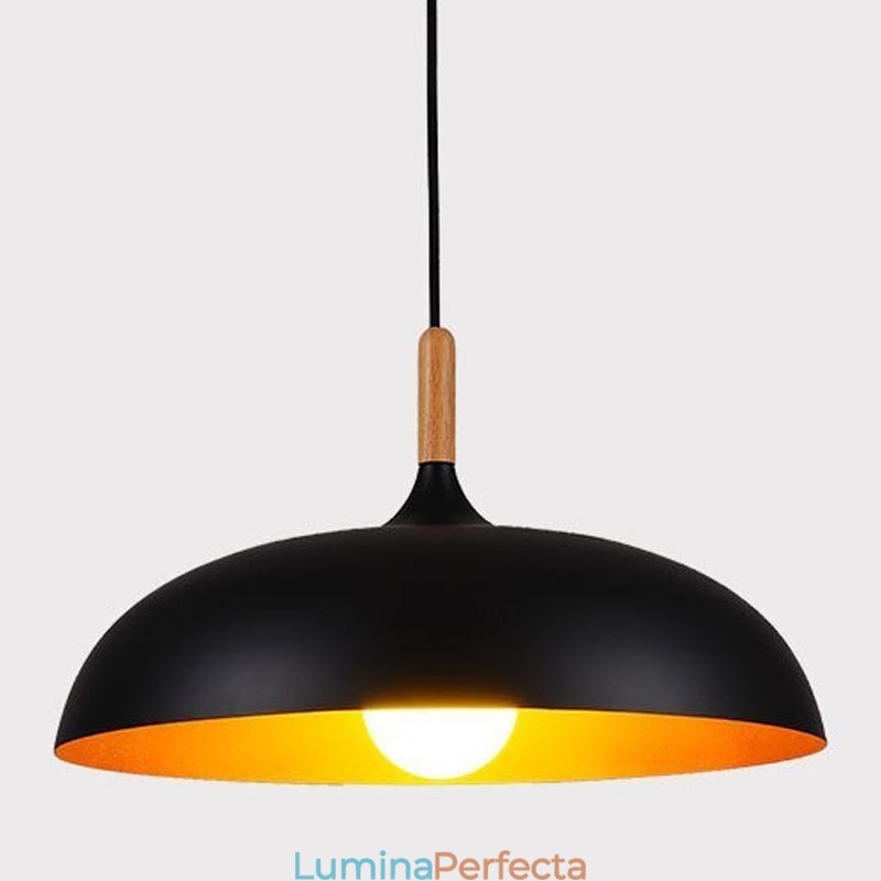 Lampă suspendată modernă Corp de iluminat decorativ minimalist negru alb