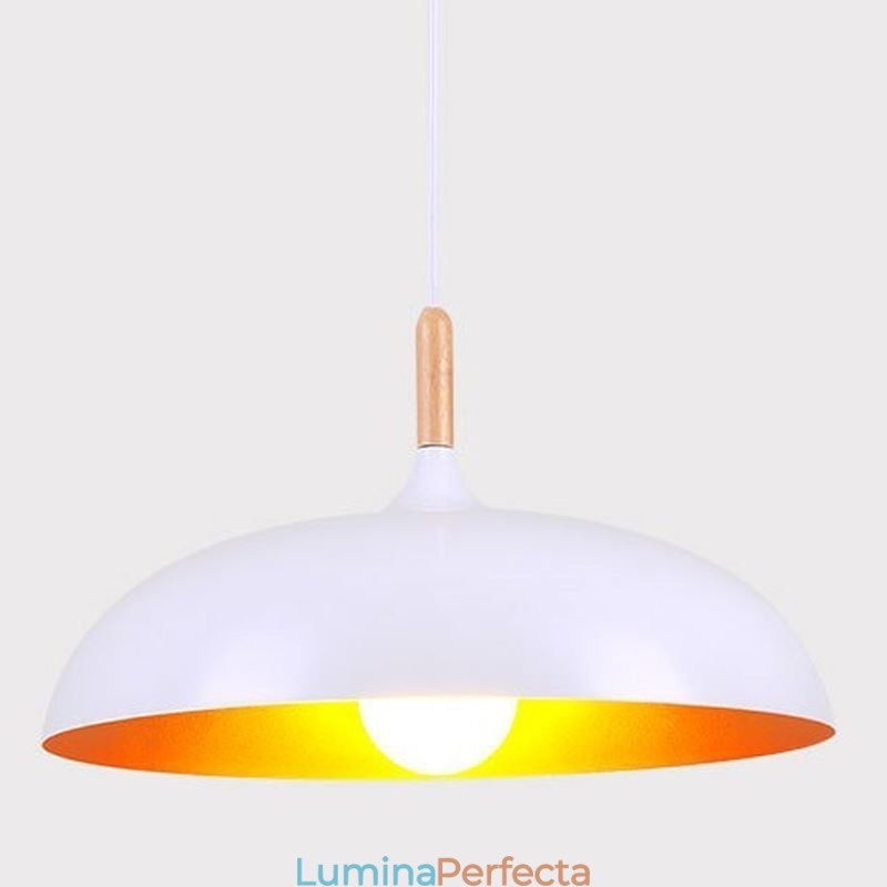 Lampă suspendată modernă Corp de iluminat decorativ minimalist negru alb