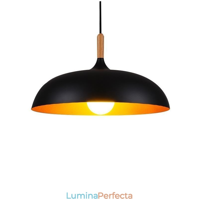 Lampă suspendată modernă Corp de iluminat decorativ minimalist negru alb