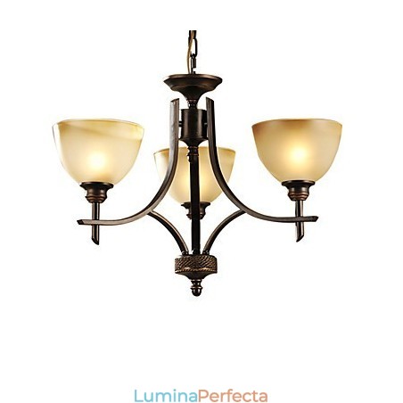 Candelabru elegant cu 3 lumini in lumina calda Candelabru elegant cu 3 lumini in lumina calda