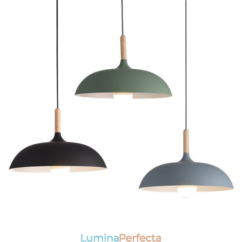 Lampă suspendată modernă Lampă suspendată colorată Macaron