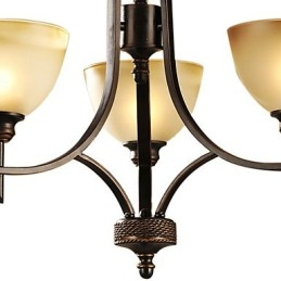 Candelabru elegant cu 3 lumini in lumina calda