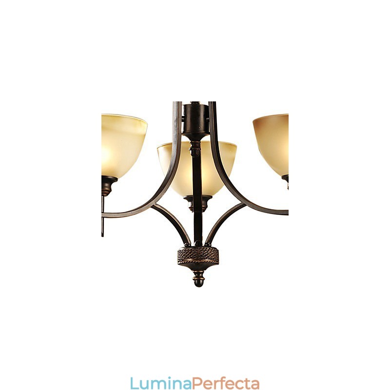 Candelabru elegant cu 3 lumini in lumina calda