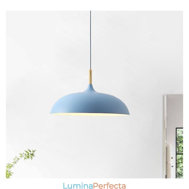 Lampă suspendată modernă Lampă suspendată colorată Macaron