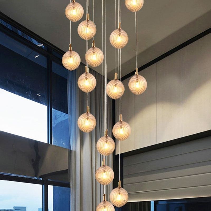 Lampă suspendată din sticlă Decorativă Creativă Glob de sticlă Loft