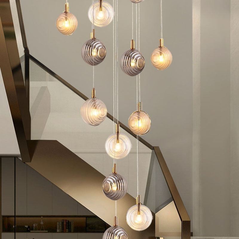 Lampă suspendată din sticlă Decorativă Creativă Glob de sticlă Loft