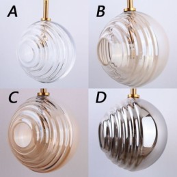 Lampă suspendată din sticlă Decorativă Creativă Glob de sticlă Loft