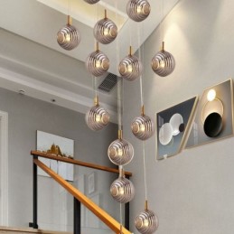 Lampă suspendată din sticlă Decorativă Creativă Glob de sticlă Loft