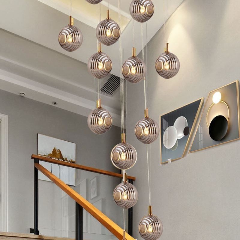 Lampă suspendată din sticlă Decorativă Creativă Glob de sticlă Loft