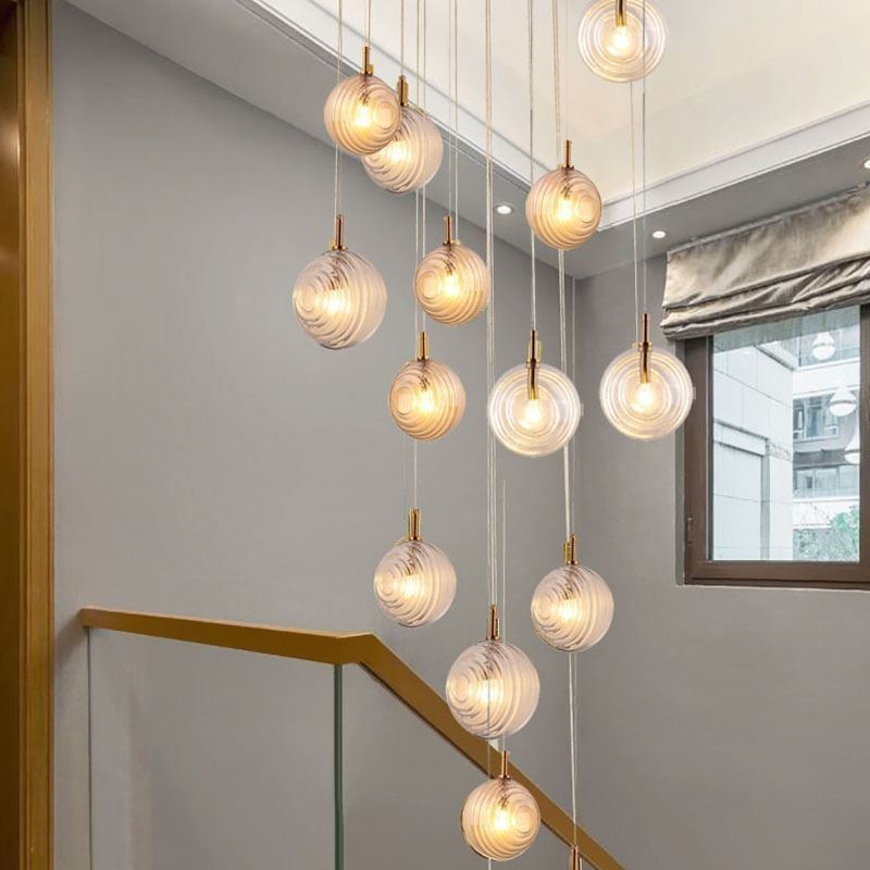 Lampă suspendată din sticlă Decorativă Creativă Glob de sticlă Loft