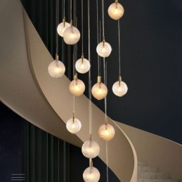 Lampă suspendată din sticlă Decorativă Creativă Glob de sticlă Loft