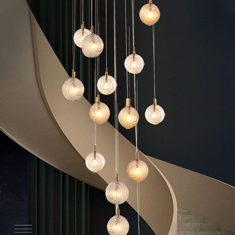 Lampă suspendată din sticlă Decorativă Creativă Glob de sticlă Loft