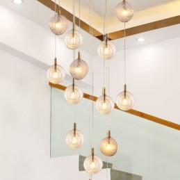 Lampă suspendată din sticlă Decorativă Creativă Glob de sticlă Loft