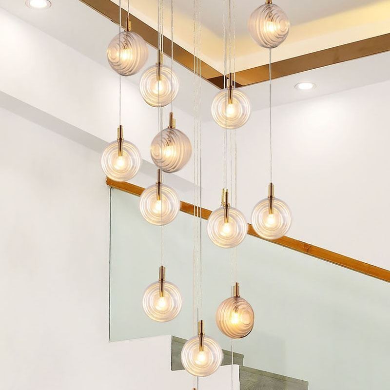 Lampă suspendată din sticlă Decorativă Creativă Glob de sticlă Loft