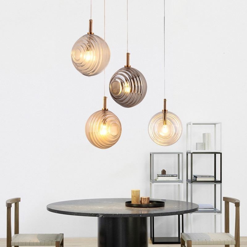 Lampă suspendată din sticlă Decorativă Creativă Glob de sticlă Loft