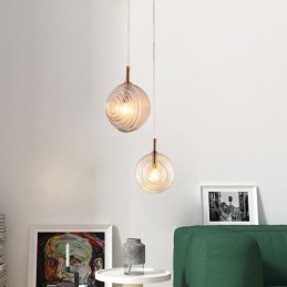 Lampă suspendată din sticlă Decorativă Creativă Glob de sticlă Loft