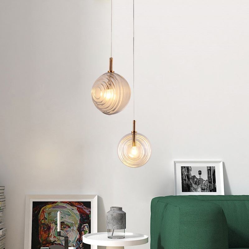 Lampă suspendată din sticlă Decorativă Creativă Glob de sticlă Loft
