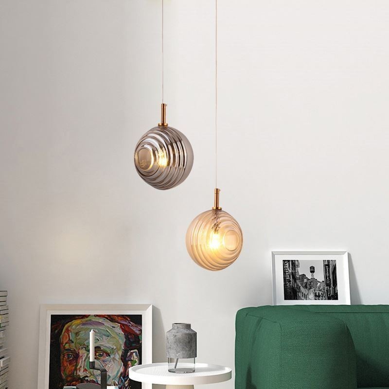 Lampă suspendată din sticlă Decorativă Creativă Glob de sticlă Loft