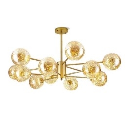 Lampă de suspendare Magic Bean Lampă de suspendare Gypsophila cu bilă de sticlă în stil nordic