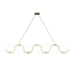 Lampă suspendată modernă cu glob de sticlă Corp de iluminat minimalist