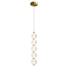 Lampă suspendată Iluminat decorativ cu margele acrilice