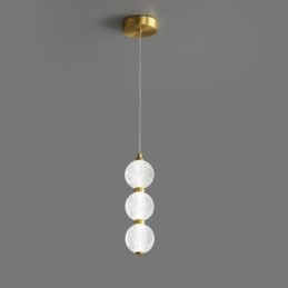 Lampă suspendată Iluminat decorativ cu margele acrilice