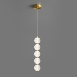 Lampă suspendată Iluminat decorativ cu margele acrilice