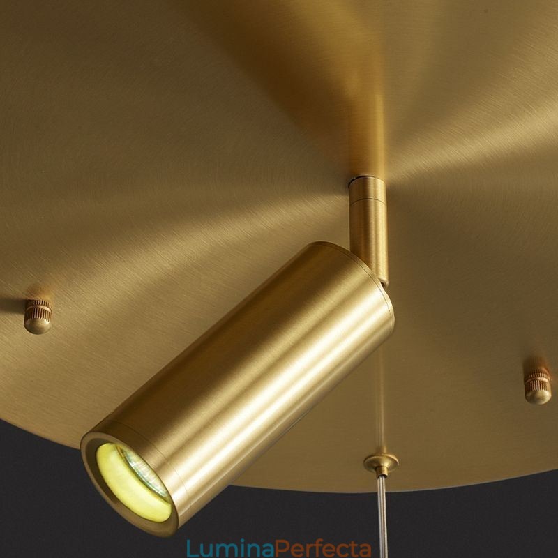 Lampă suspendată Corp de iluminat inel acrilic cu reflector