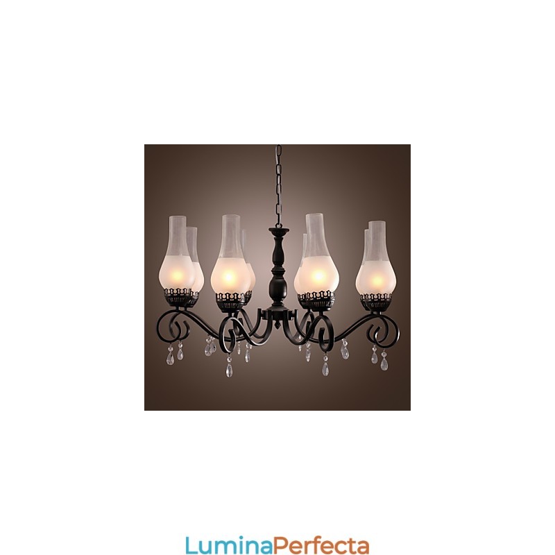 Candelabru tradițional cu pictură în stil lumânare