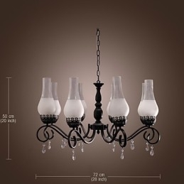 Candelabru tradițional cu pictură în stil lumânare