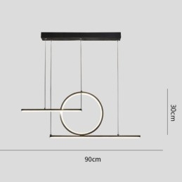Lampă suspendată Corp de iluminat decorativ minimalist