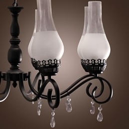 Candelabru tradițional cu pictură în stil lumânare