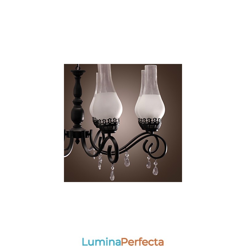 Candelabru tradițional cu pictură în stil lumânare
